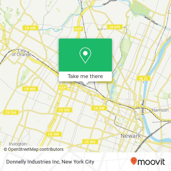 Donnelly Industries Inc map