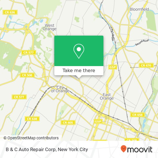 Mapa de B & C Auto Repair Corp