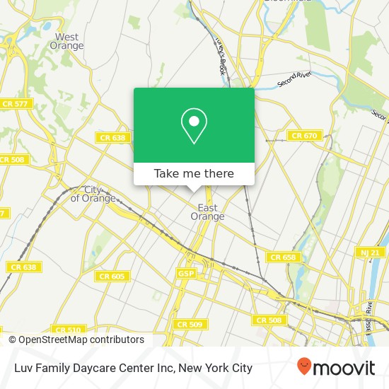 Mapa de Luv Family Daycare Center Inc