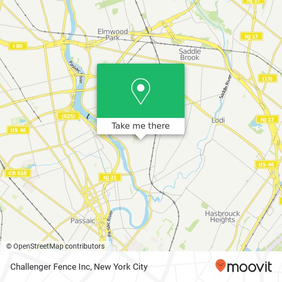 Challenger Fence Inc map