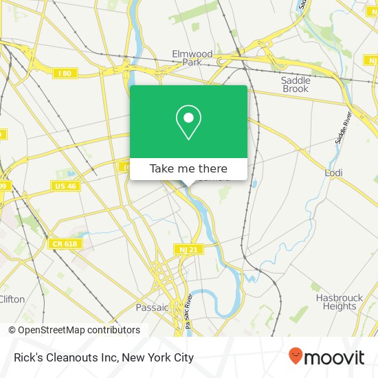 Mapa de Rick's Cleanouts Inc