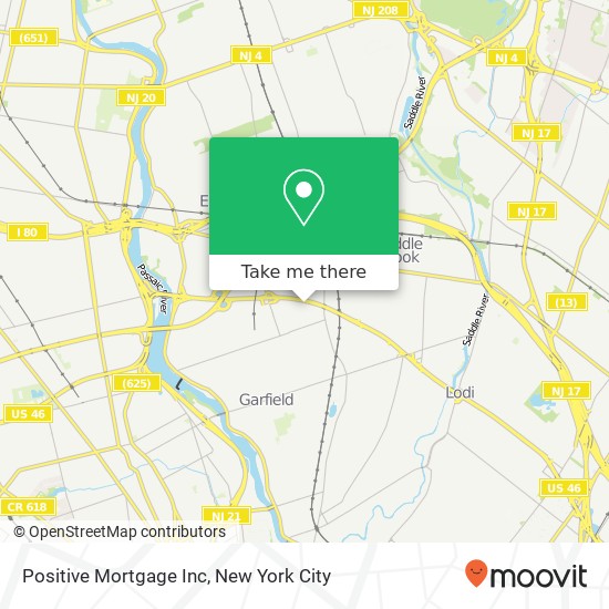 Positive Mortgage Inc map