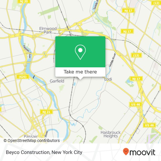 Beyco Construction map