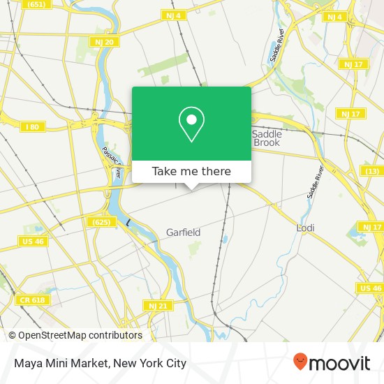 Maya Mini Market map