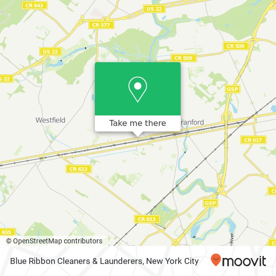 Mapa de Blue Ribbon Cleaners & Launderers