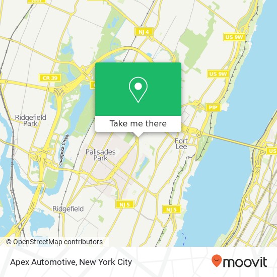 Apex Automotive map