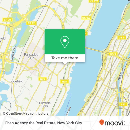 Chen Agency the Real Estate map