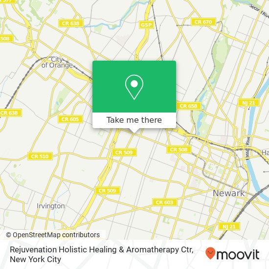 Rejuvenation Holistic Healing & Aromatherapy Ctr map