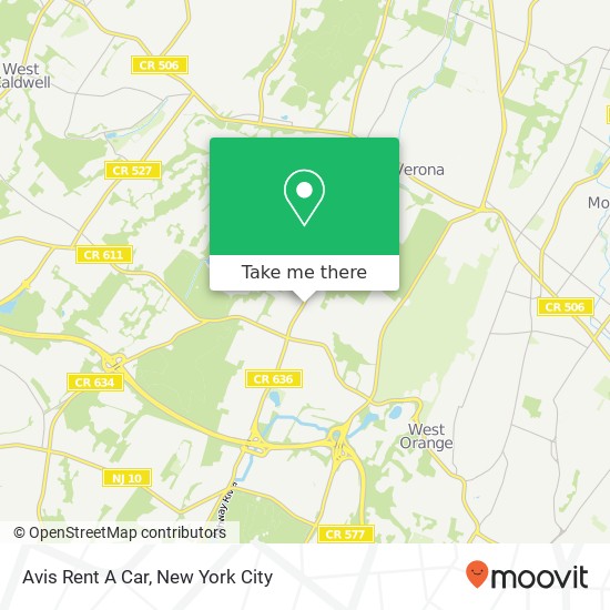 Mapa de Avis Rent A Car