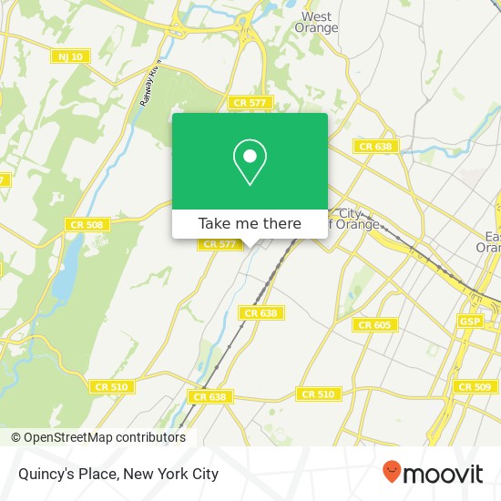 Mapa de Quincy's Place