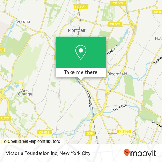 Mapa de Victoria Foundation Inc