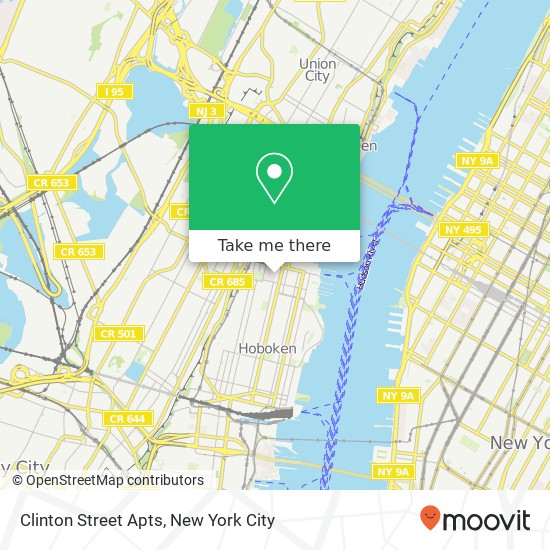 Clinton Street Apts map