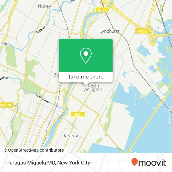 Paragas Miguela MD map