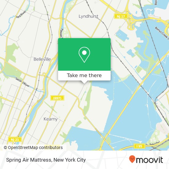 Spring Air Mattress map