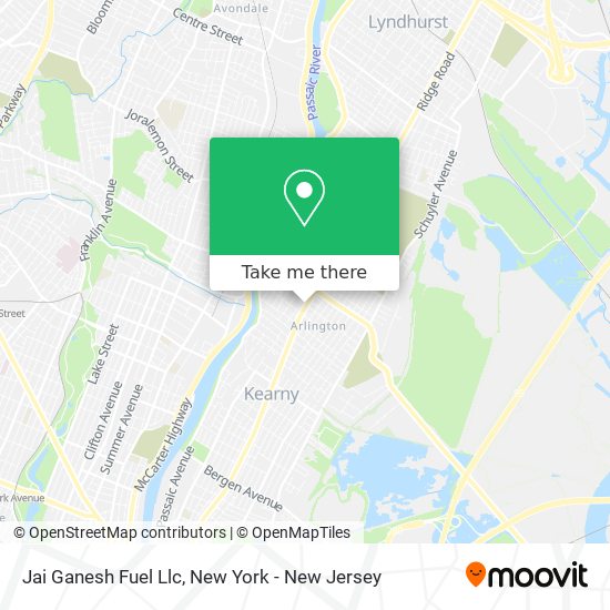 Jai Ganesh Fuel Llc map