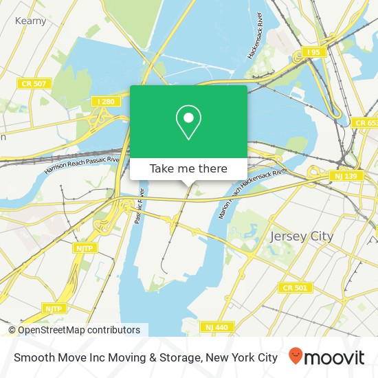 Smooth Move Inc Moving & Storage map