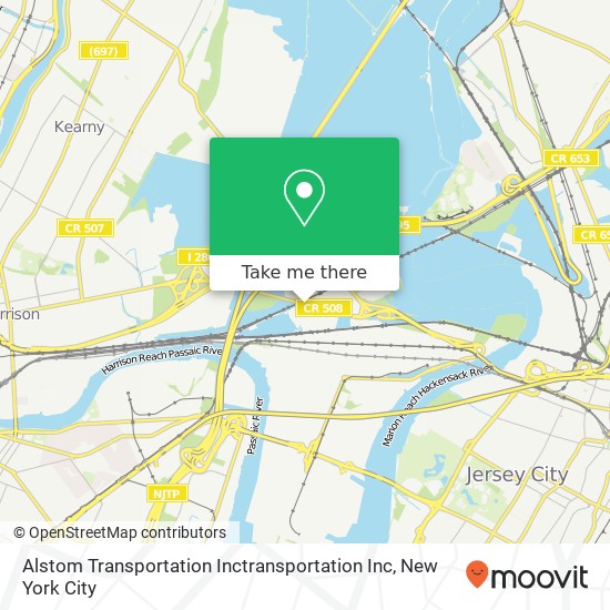 Mapa de Alstom Transportation Inctransportation Inc