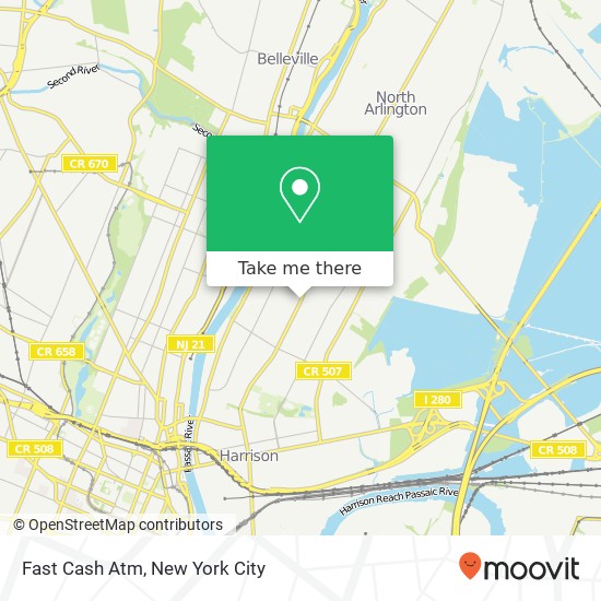 Fast Cash Atm map