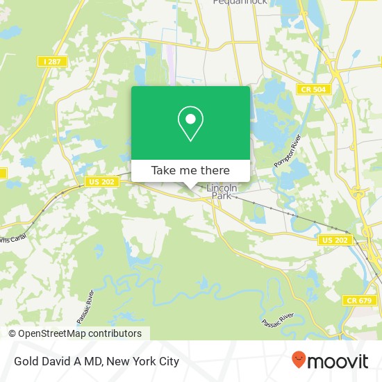 Mapa de Gold David A MD