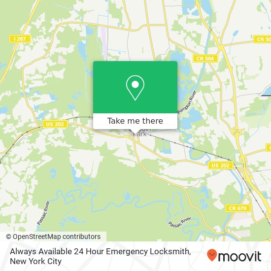 Mapa de Always Available 24 Hour Emergency Locksmith