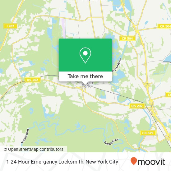 1 24 Hour Emergency Locksmith map