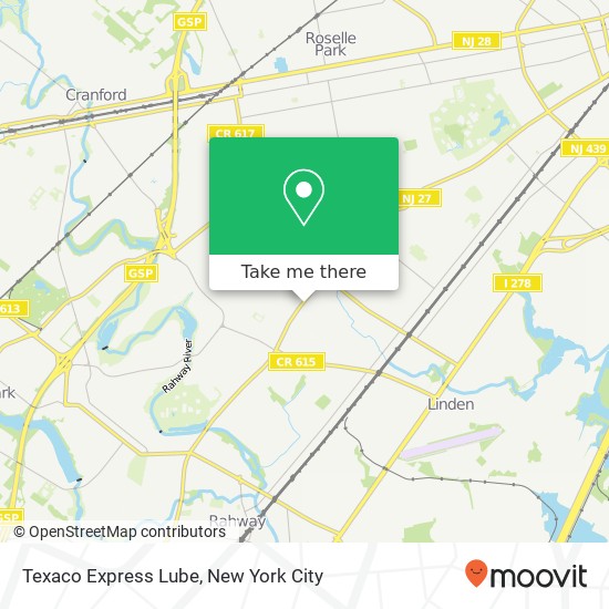 Mapa de Texaco Express Lube