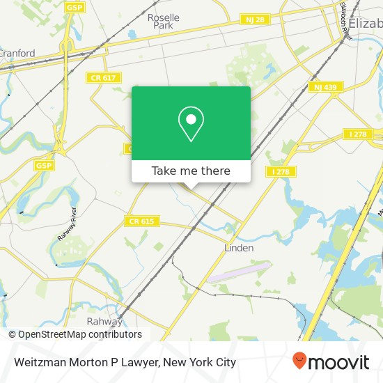 Weitzman Morton P Lawyer map