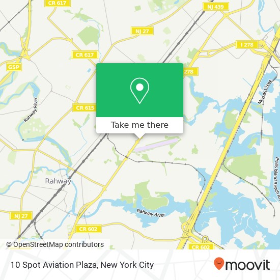 10 Spot Aviation Plaza map
