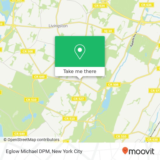 Eglow Michael DPM map