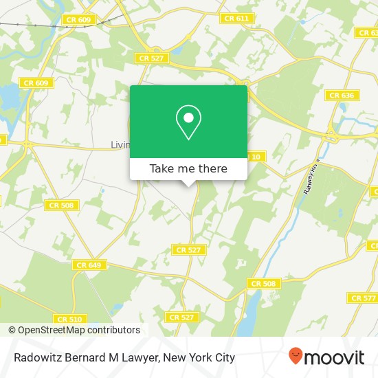 Mapa de Radowitz Bernard M Lawyer