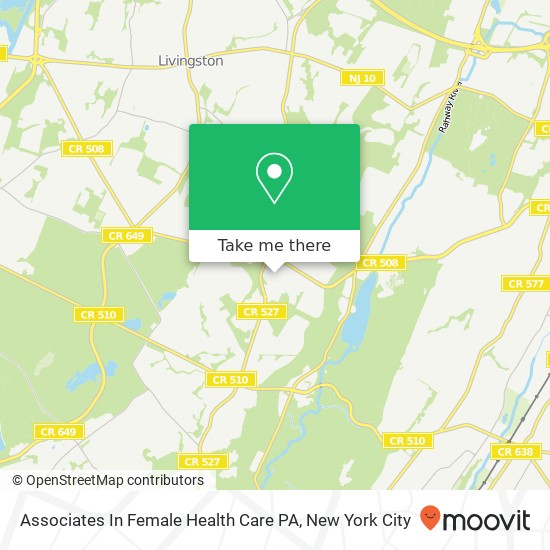 Mapa de Associates In Female Health Care PA