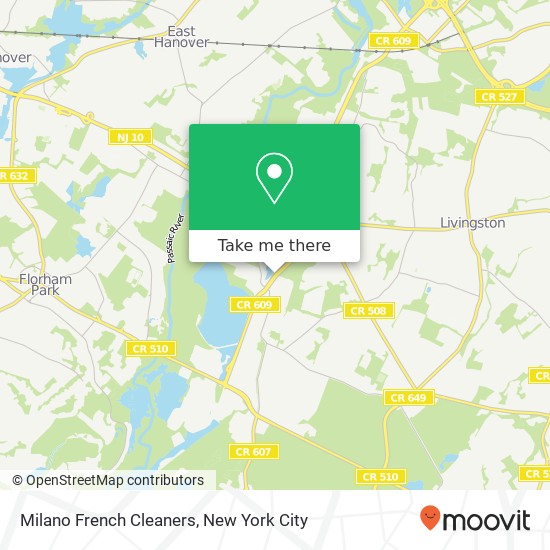 Mapa de Milano French Cleaners