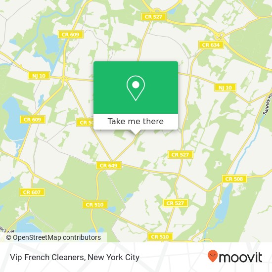 Vip French Cleaners map