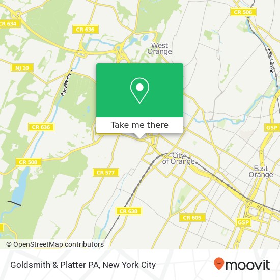 Mapa de Goldsmith & Platter PA