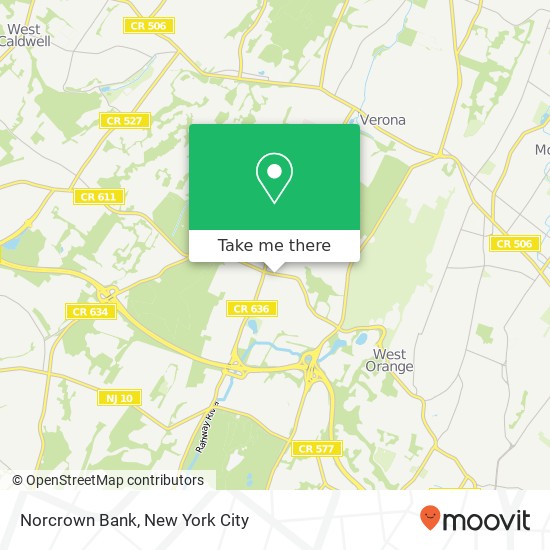 Mapa de Norcrown Bank