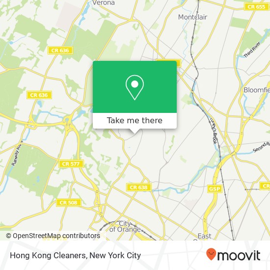 Hong Kong Cleaners map