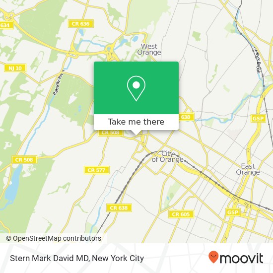 Stern Mark David MD map