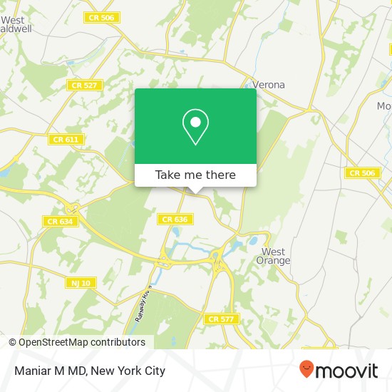Mapa de Maniar M MD