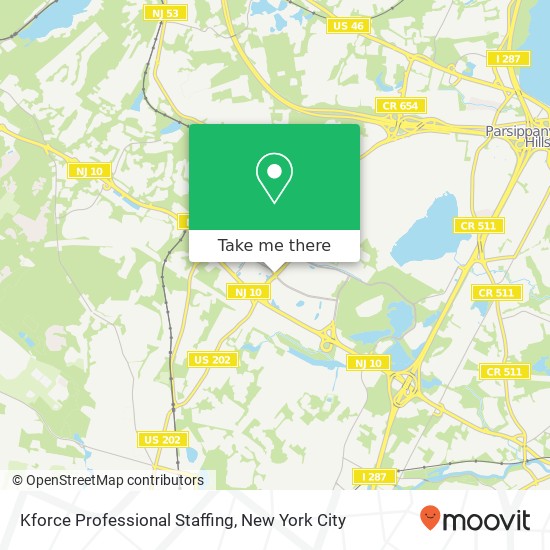 Kforce Professional Staffing map