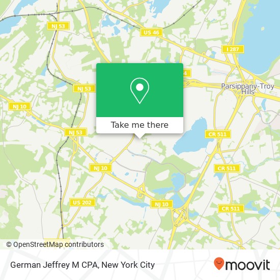 German Jeffrey M CPA map