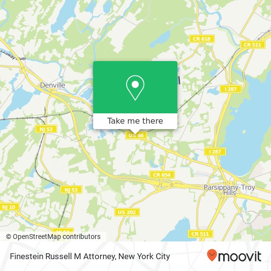 Finestein Russell M Attorney map