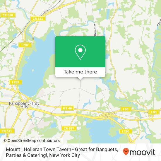 Mount | Holleran Town Tavern - Great for Banquets, Parties & Catering! map