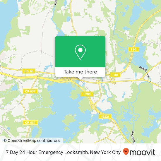 Mapa de 7 Day 24 Hour Emergency Locksmith