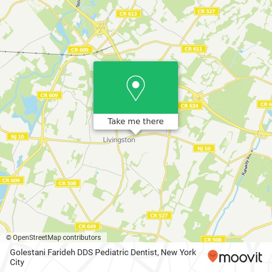 Mapa de Golestani Farideh DDS Pediatric Dentist