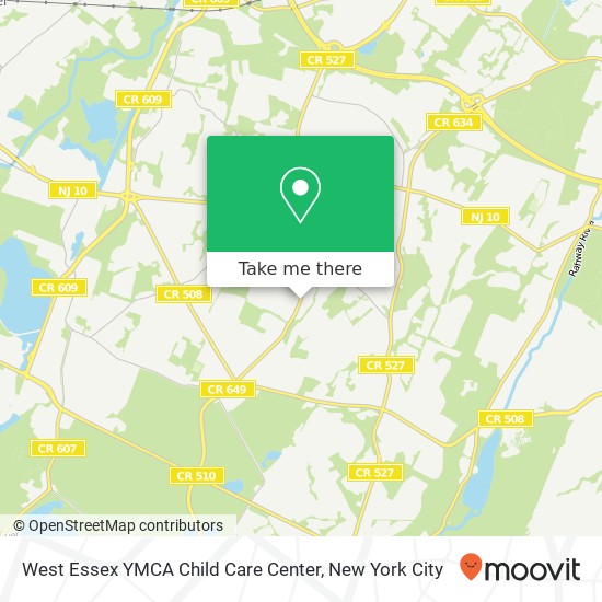 Mapa de West Essex YMCA Child Care Center