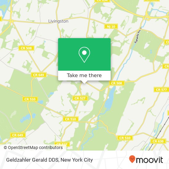 Geldzahler Gerald DDS map