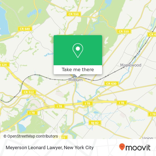 Mapa de Meyerson Leonard Lawyer