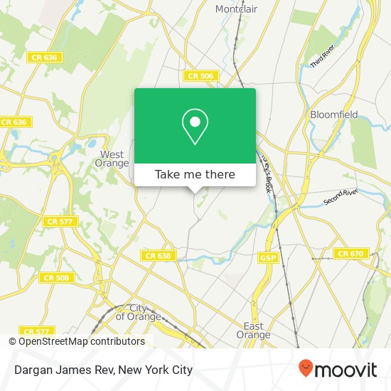 Mapa de Dargan James Rev