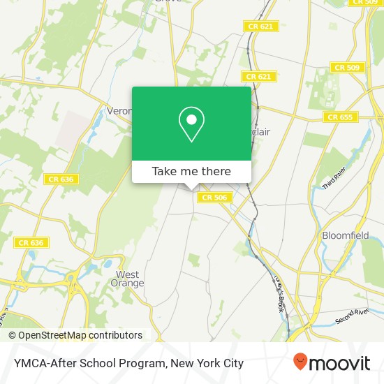 YMCA-After School Program map