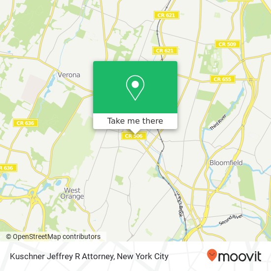 Kuschner Jeffrey R Attorney map